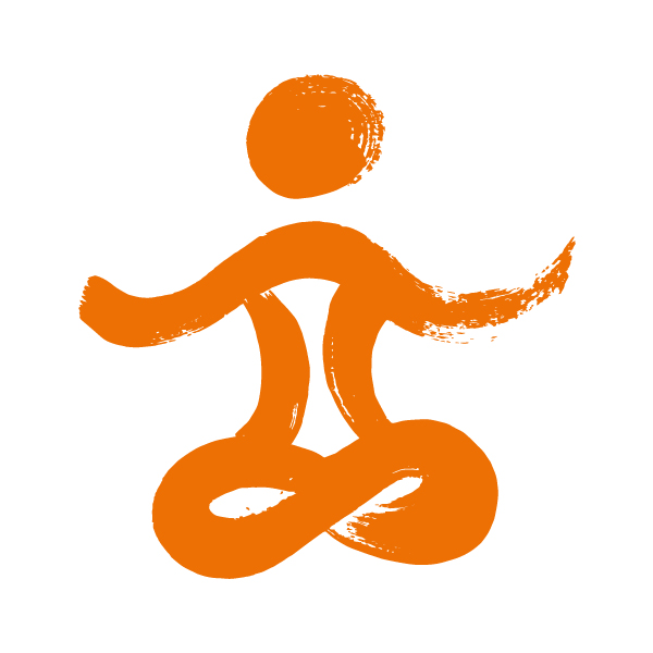 graphic of someone doing yoga