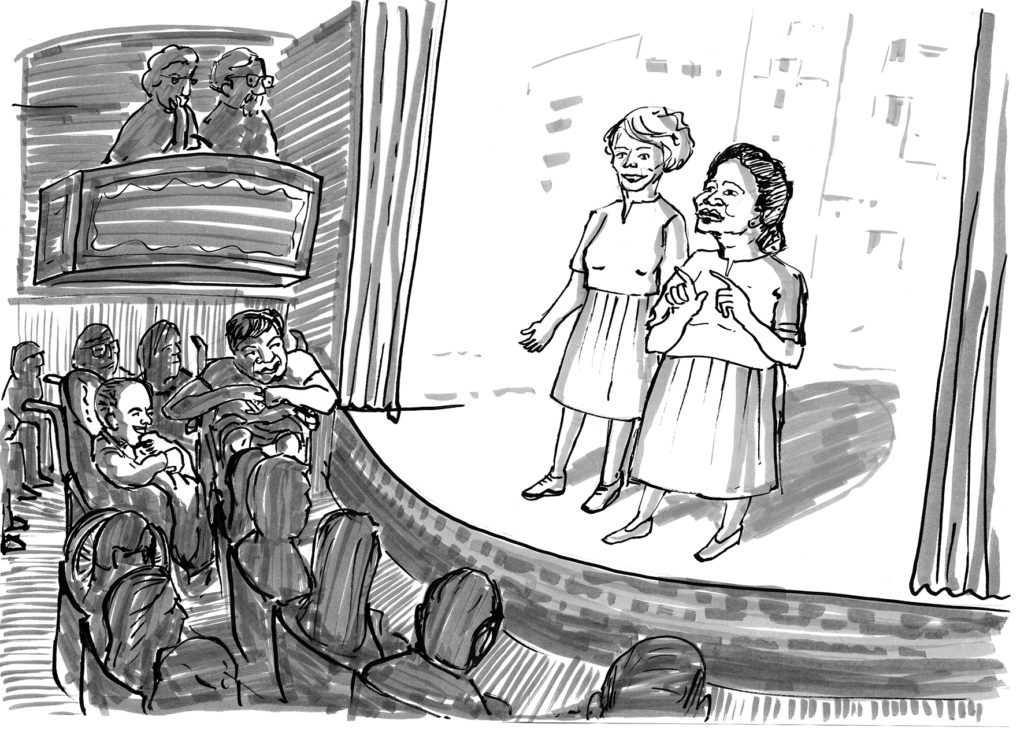 illustration of theatre