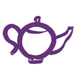teapot icon purple