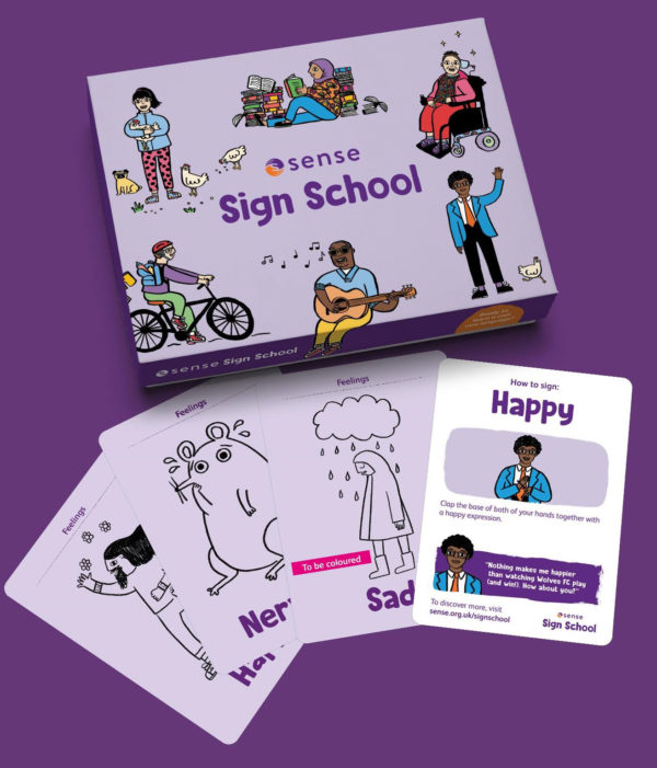 Sense Sign School box and cards