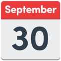 calendar icon 'september 30'