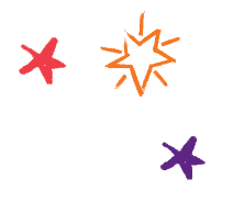 Drawing of stars
