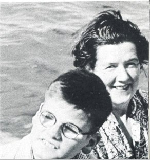 Margaret and her son Christopher in an old photograph